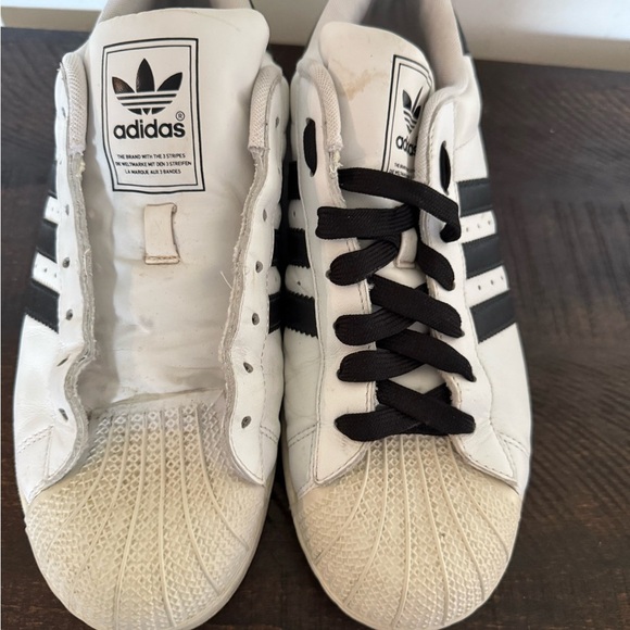 Adidas Original Superstar Vintage black and white size 10 - Picture 2 of 6